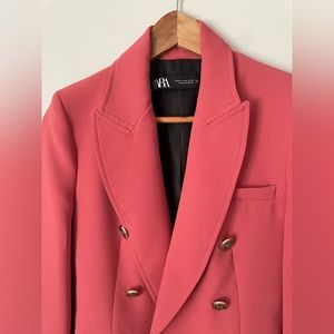 New Zara double breasted blazer